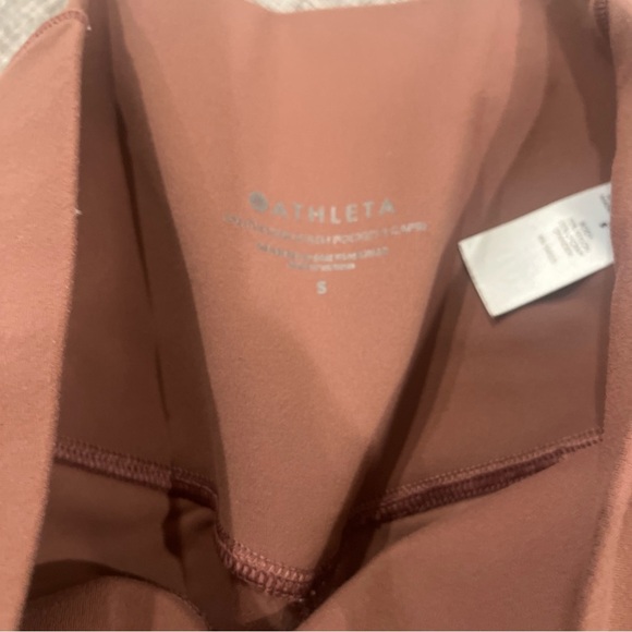 Athleta workout yoga pants leggings - rust/brown - small - Picture 3 of 7